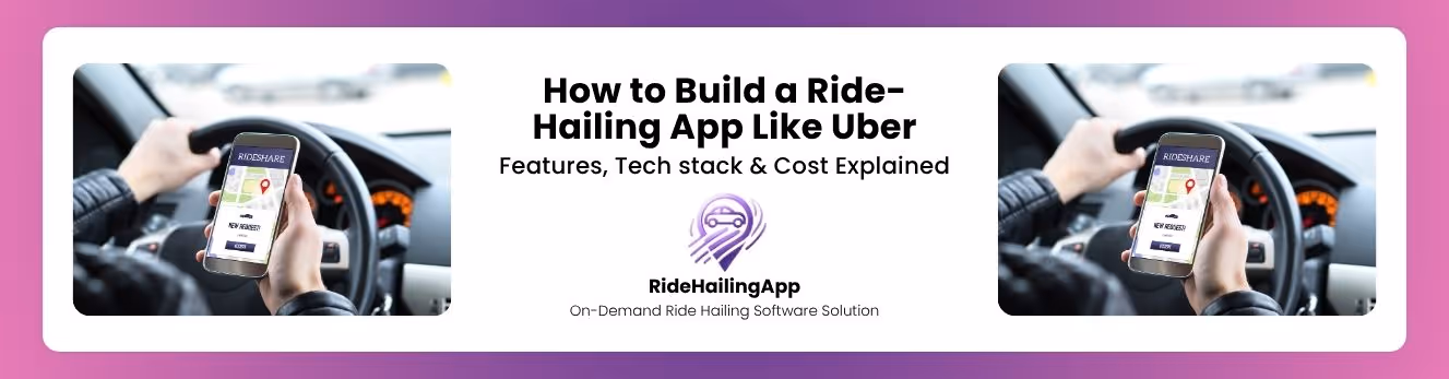 How to Build a Ride-Hailing App Like Uber- banner
