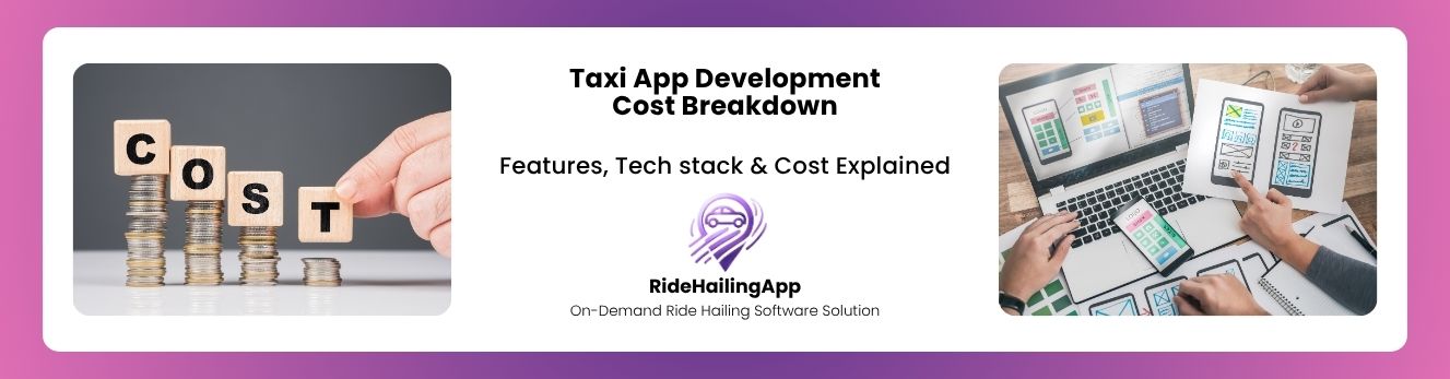Taxi App Development Cost Breakdown-  banner